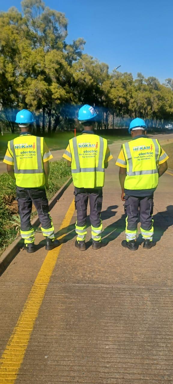 Nokami Electric team on site